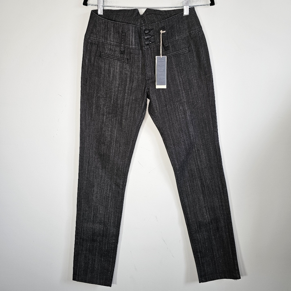 BCBGMAXAZRIA May Black Skinny Denim Jeans Size 27 New